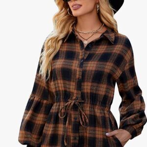 Blooming Jelly Women's Plaid Dress